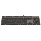 A4Tech KV-300H tastiera USB QWERTY nero grigio