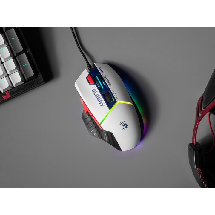 A4Tech W95 mouse Max Sports gaming mancino USB Type-A 12000 DPI