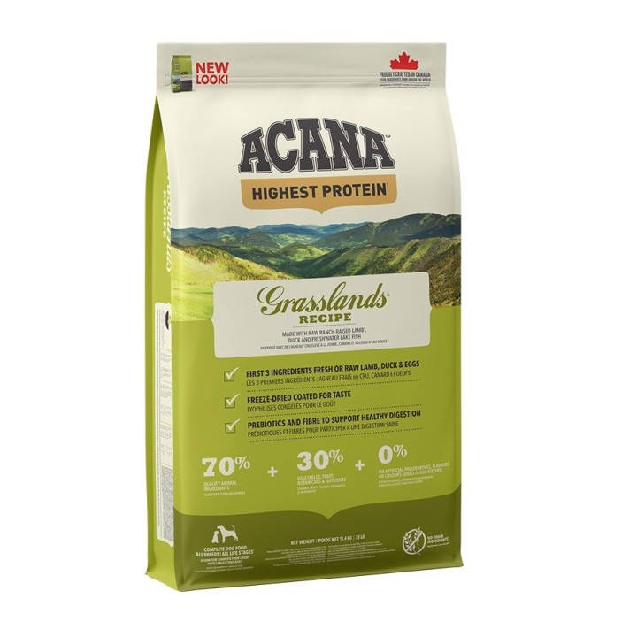 ACANA Highest protein Grasslands Dog - cibo secco per cani - 11 4kg