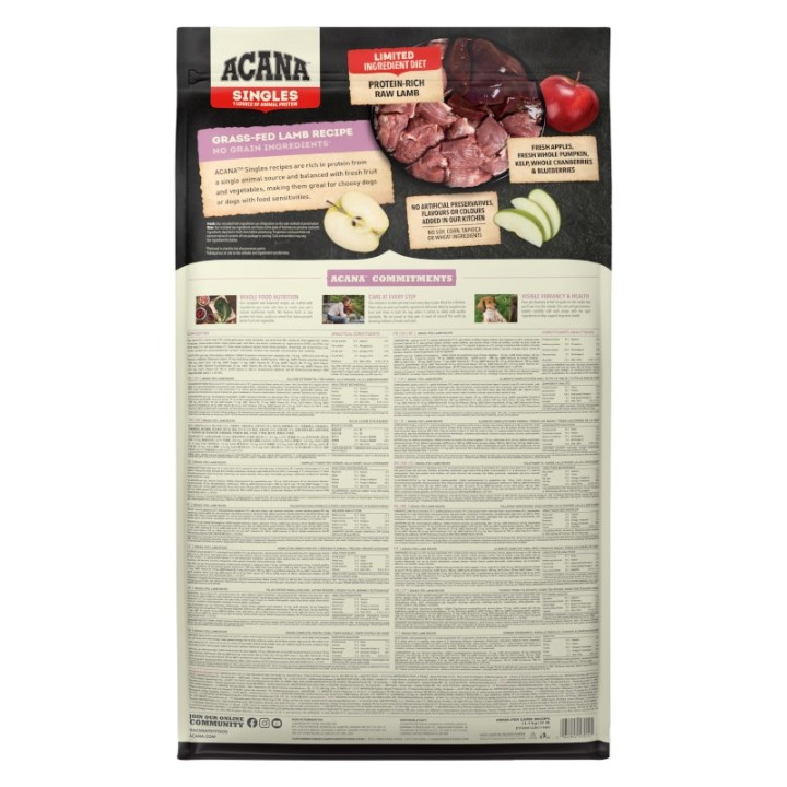 ACANA Singles Grass-Fed Agnello - cibo secco per cani - 11 4kg