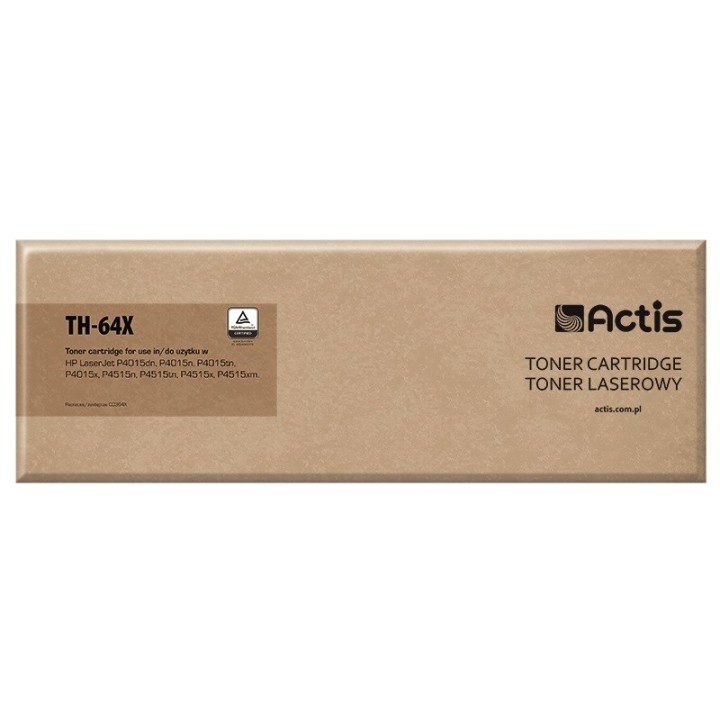 ACTIS TH-64X Cartuccia toner (sostituzione HP 64X CC364X, Standard, 24000 pagine, nero)