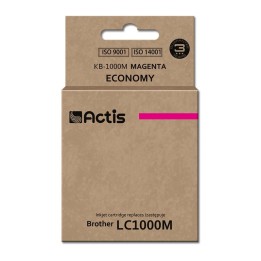 Actis KB-1000M Inchiostro (ricambio per Brother LC1000M/LC970M, Standard, 36 ml, magenta)