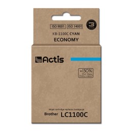 Actis KB-1100C Inchiostro (sostituzione per Brother LC1100C/980C, Standard, 19 ml, ciano)