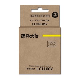 Actis KB-1100Y Inchiostro (sostituzione per Brother LC1100Y/980Y, Standard, 19 ml, giallo)