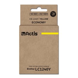 Actis KB-1240Y Inchiostro (ricambio per Brother LC1240Y/LC1220Y, Standard, 19 ml, giallo)