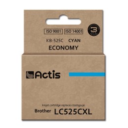 Actis KB-525C Inchiostro (ricambio per Brother LC525C, Standard, 15 ml, ciano)