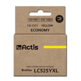 Actis KB-525Y Inchiostro (ricambio per Brother LC525Y, Standard, 15 ml, giallo)