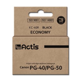 Actis KC-40R Inchiostro (ricambio per Canon PG-40/PG-50, Standard, 25 ml, nero)