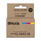 Actis KC-41R Inchiostro (ricambio per Canon CL-41/CL-51, Standard, 18 ml, colore: ciano magenta giallo)