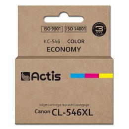 Actis KC-546 Inchiostro (ricambio Canon CL-546XL, Supreme, 15 ml, 180 pagine, magenta ciano giallo)