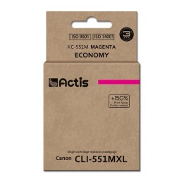 Actis KC-551M Inchiostro (sostituzione Canon CLI-551M, Standard, 12 ml, magenta)