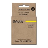 Actis KC-551Y Inchiostro (sostituzione Canon CLI-551Y, Standard, 12 ml, giallo)