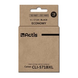 Actis KC-571BK Inchiostro (sostituzione Canon CLI-571BK, Standard, 12 ml, nero)