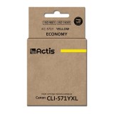 Actis KC-571Y Inchiostro (sostituzione Canon CLI-571Y, Standard, 12 ml, giallo)