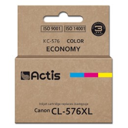Actis KC-576 Canon Inchiostro stampante sostitutivo Canon CL-576XL, Supreme, 15 ml, colore: ciano giallo magenta