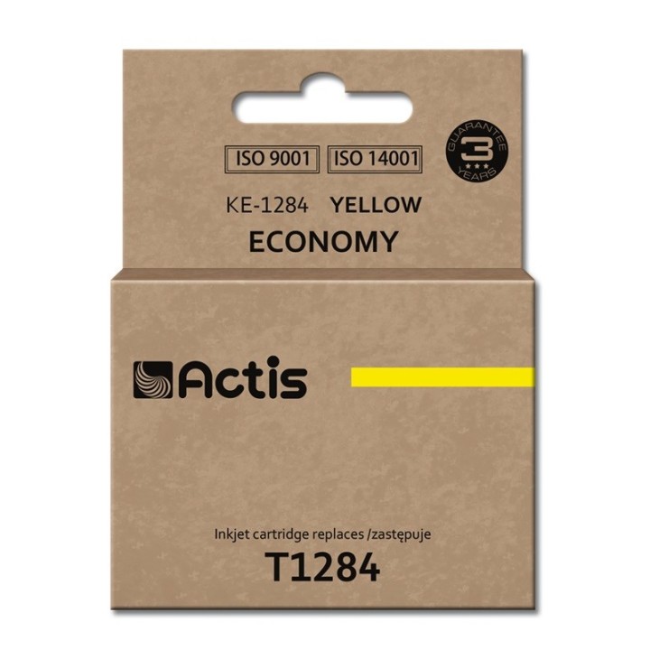 Actis KE-1284 Inchiostro (compatibile con Epson T1284, Standard, 13 ml, giallo)