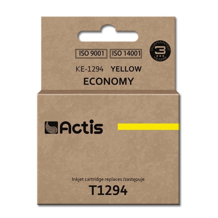 Actis KE-1294 Inchiostro (ricambio per Epson T1294, Standard, 15 ml, giallo)