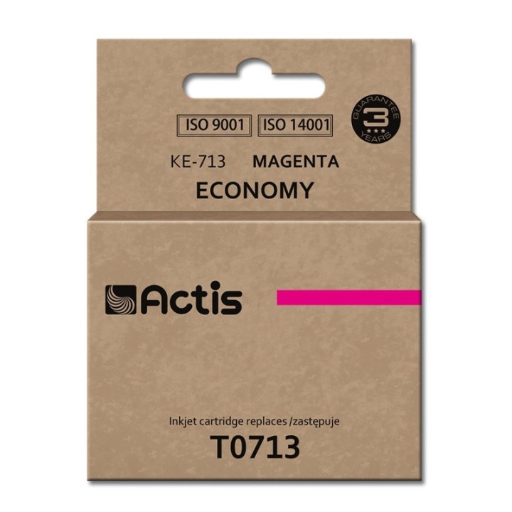 Actis KE-713 Inchiostro (sostituzione per Epson T0713 T0893 T1003, Standard, 13 5 ml, magenta)