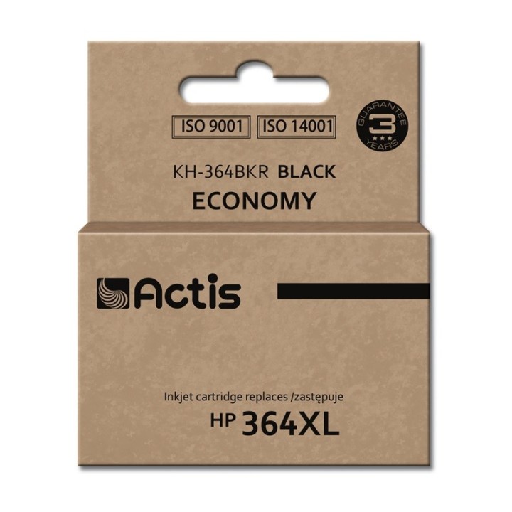 Actis KH-364BKR Inchiostro (compatibile con HP 364XL CN684EE, Standard, 20 ml, nero)