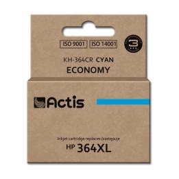 Actis KH-364CR Inchiostro (compatibile con HP 364XL CB323EE, Standard, 12 ml, ciano)