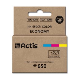 Actis KH-650CR Inchiostro (ricambio per HP 650 CZ102AE, Standard, 9 ml, colore)