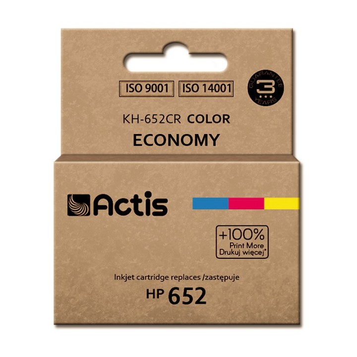 Actis KH-652CR Inchiostro (sostituzione HP 652 F6V24AE, Standard, 15 ml, colore)