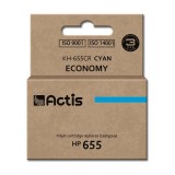 Actis KH-655CR inchiostro per stampante HP, sostituzione HP 655 CZ110AE, Standard, 12 ml, ciano