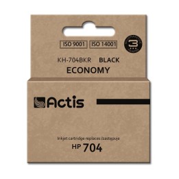 Actis KH-704BKR Inchiostro (compatibile HP 704 CN692AE, Standard, 15 ml, nero)