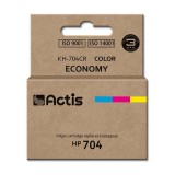 Actis KH-704CR inchiostro per stampante HP, compatibile HP 704 CN693AE, Standard, 9 ml, colore