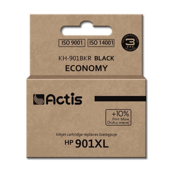 Actis KH-901BKR Inchiostro (sostituzione per HP 901XL CC654AE, Standard, 20 ml, nero)