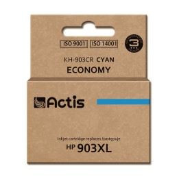Actis KH-903CR inchiostro (ricambio per HP 903XL T6M03AE, Standard, 12 ml, ciano) - Chip nuovo