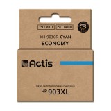 Actis KH-903CR inchiostro (ricambio per HP 903XL T6M03AE, Standard, 12 ml, ciano) - Chip nuovo