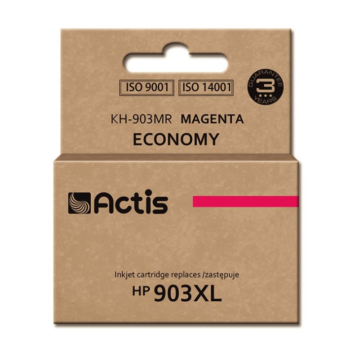 Actis KH-903MR inchiostro (ricambio per HP 903XL T6M07AE, Standard, 12 ml, magenta) - Chip nuovo