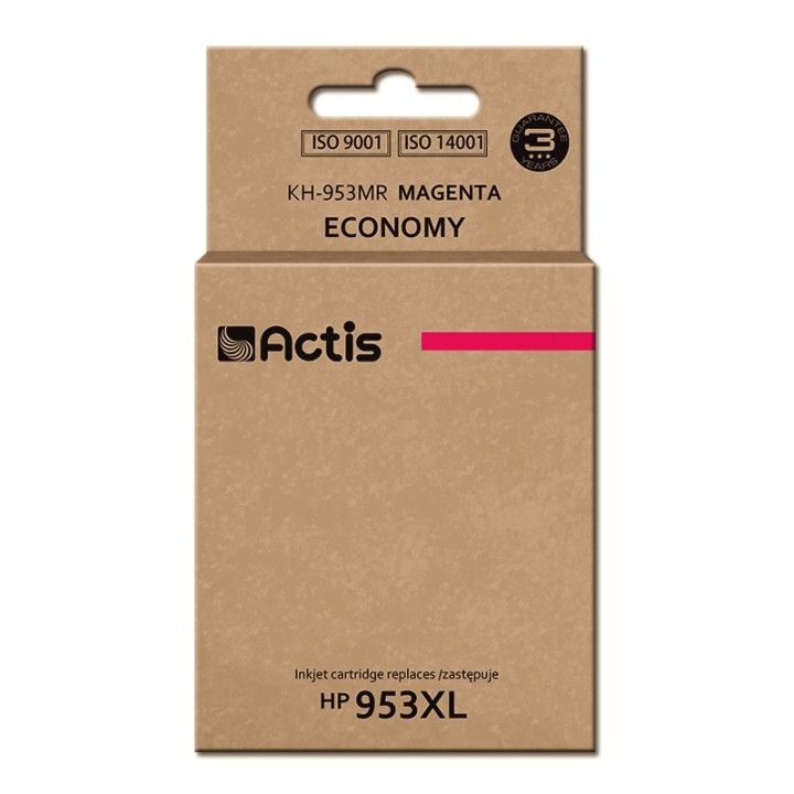 Actis KH-953MR inchiostro (ricambio per HP 953XL F6U17AE, Standard, 25 ml, magenta) - Chip nuovo