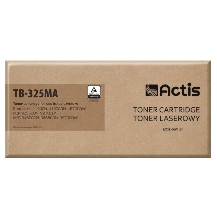Actis TB-325MA Toner (sostitutivo per Brother TN-325MA, Standard, 3500 pagine, magenta)