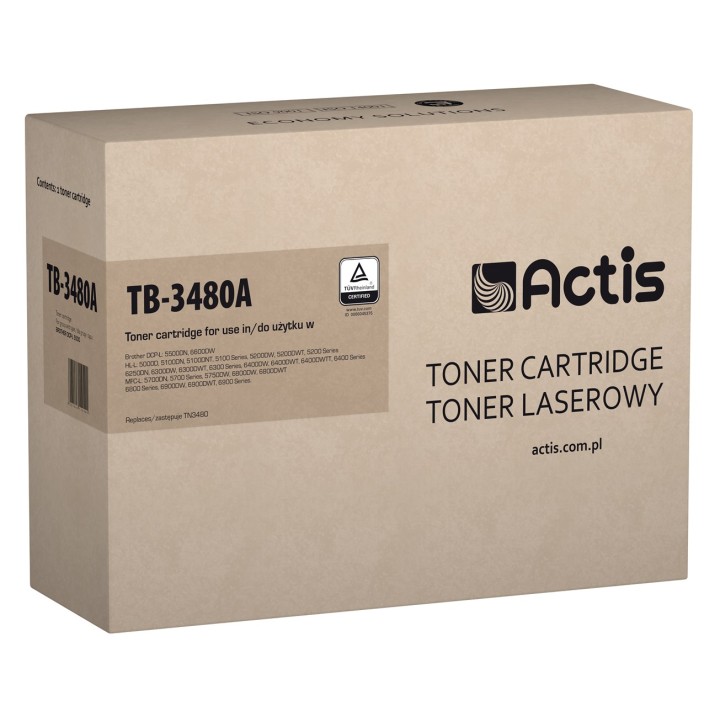Actis TB-3480A toner (sostituzione per Brother TN-3480, Standard, 8 000 pagine, nero)
