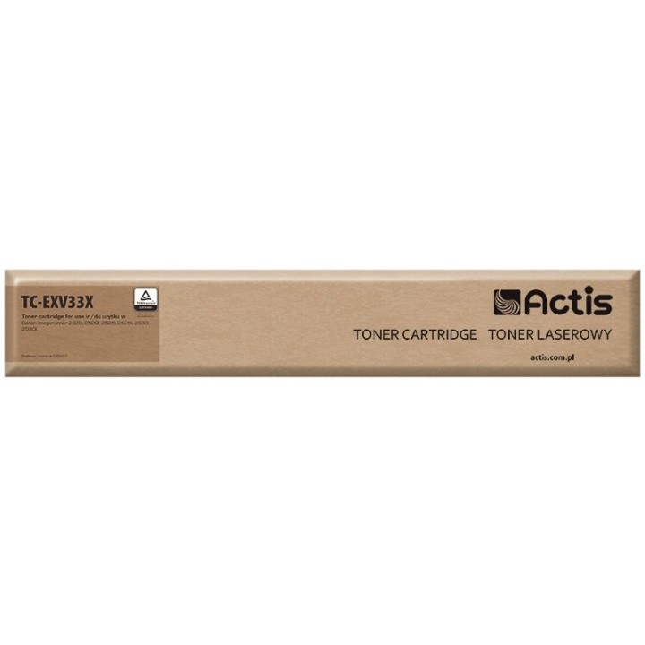 Actis TC-EXV33X Toner (sostituzione Canon C-EXV33, Standard, 14600 pagine, nero)