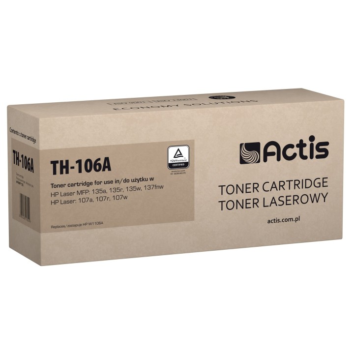 Actis TH-106A toner (sostitutivo per HP 106A W1106A, Standard, 6000 pagine, nero)