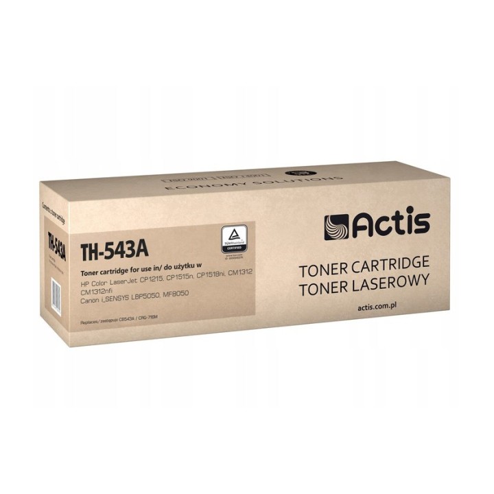 Actis TH-543A Toner (sostituzione per HP 125A CB543A Canon CRG-716M, Standard, 1500 pagine, magenta)