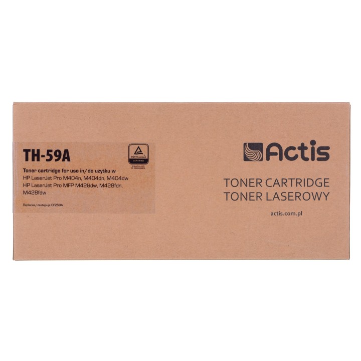 Actis TH-59A Toner (ricambio per HP CF259A, Supreme, 3000 pagine, nero) con chip di monitoraggio del livello di toner. Consiglia