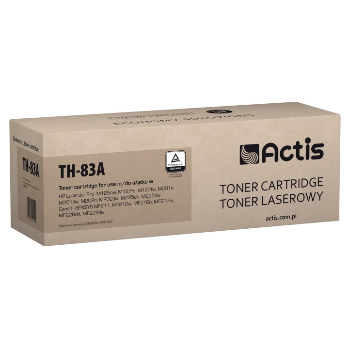 Actis TH-83A Toner (sostituzione per HP 83A CF283A Canon CRG-737, Standard, 1500 pagine, nero)