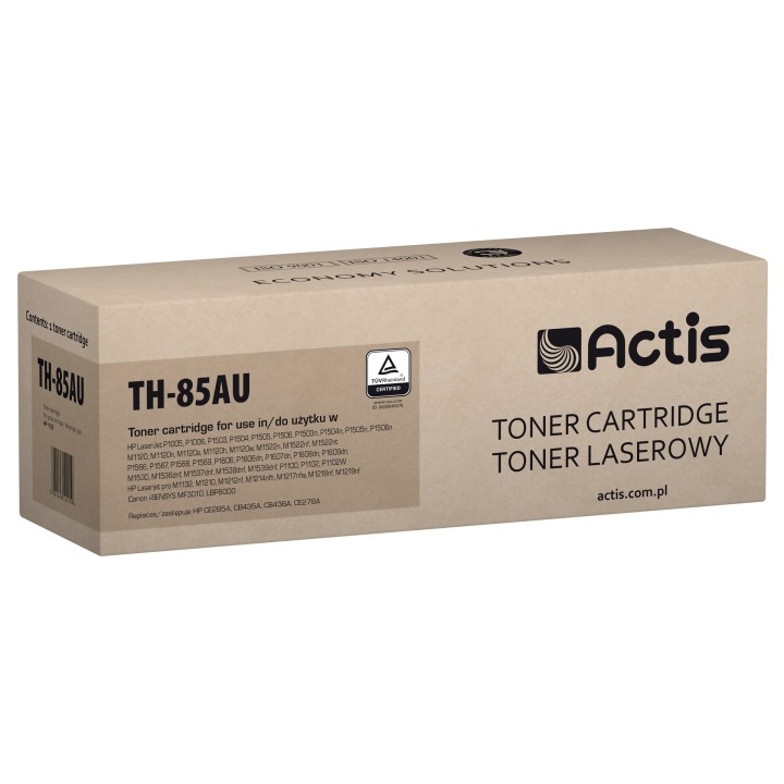 Actis TH-85AU Toner universale (sostituzione per HP 85A CE285A 78A CE278A 35A CB435A 36A CB436A standard, 2100 pagine, nero)