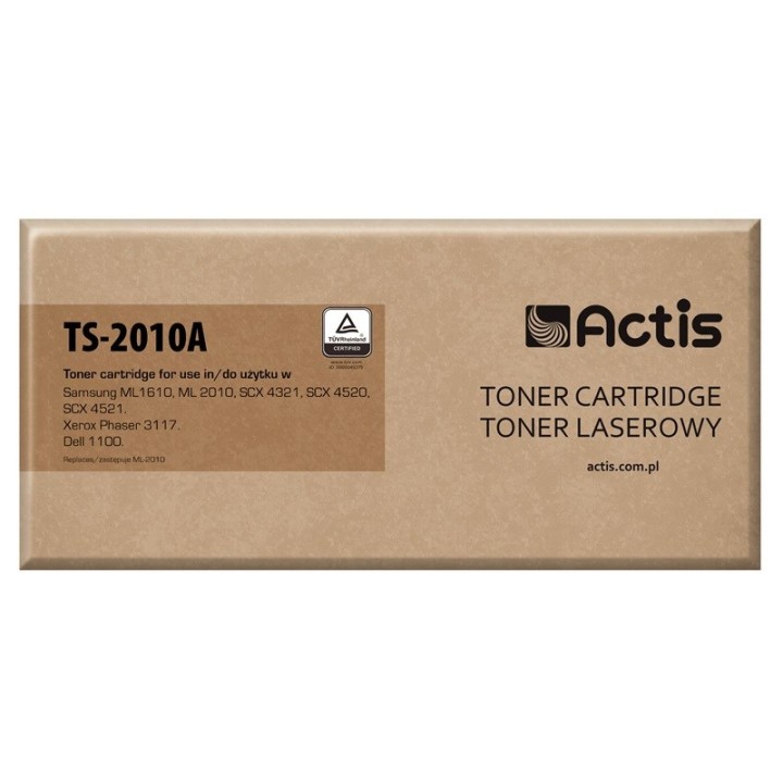 Actis TS-2010A toner (sostituzione per Samsung ML-1610D2/ML-2010D3, Standard, 3000 pagine, nero)