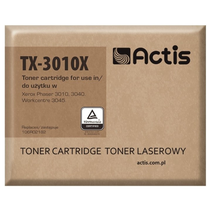 Actis TX-3010X Toner (sostituzione Xerox 106R02182, Standard, 2300 pagine, nero)