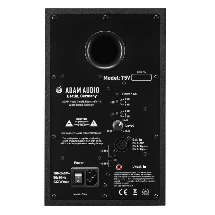 Adam Audio T5V Nero