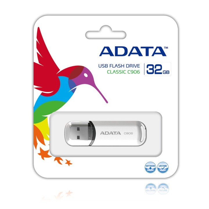 ADATA 32GB C906 USB pen drive USB Type-A 2.0 bianco