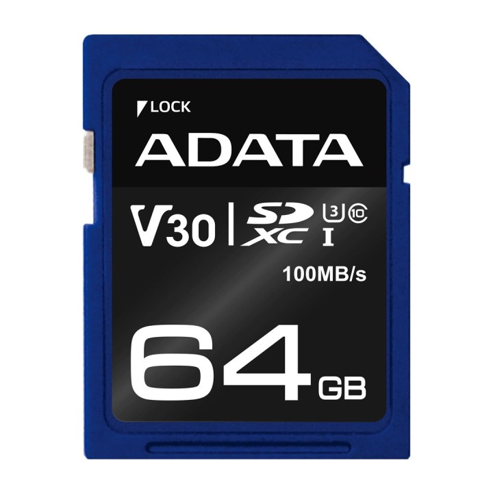 ADATA ASDX64GUI3V30S-R scheda di memoria 64 GB SDXC UHS-I Classe 10