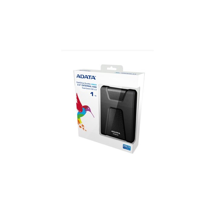 ADATA DashDrive Durable HD650 hard disk esterno 1000 GB nero