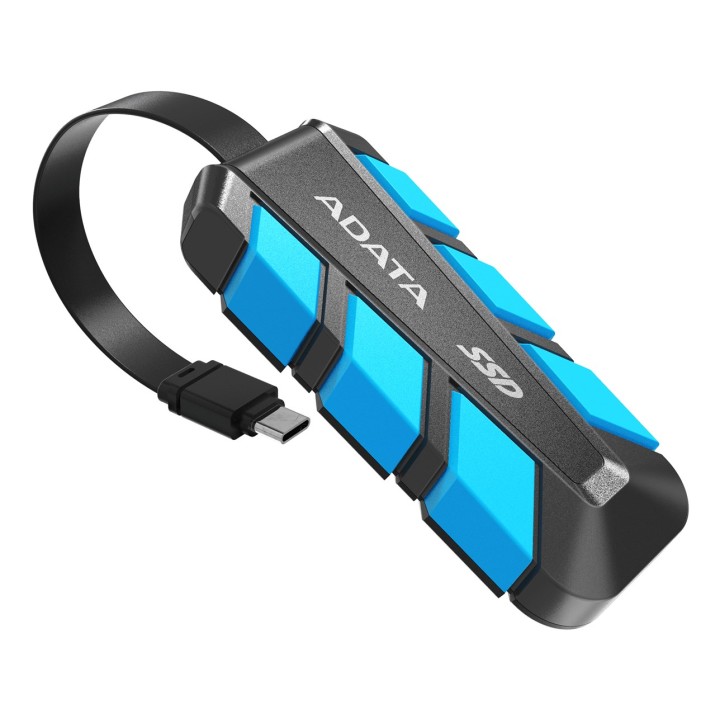 ADATA SC740 500 GB USB Type-C 3.2 Gen 2 (3.1 Gen 2) Nero blu