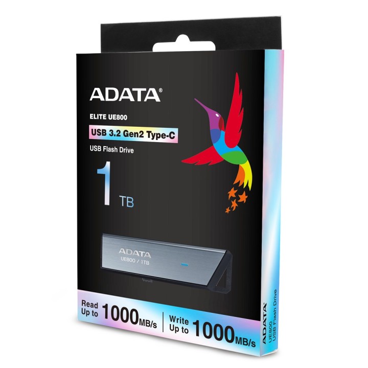 ADATA UE800 USB chiavetta USB 1 TB USB Type-C 3.2 Gen 2 (3.1 Gen 2) Silver